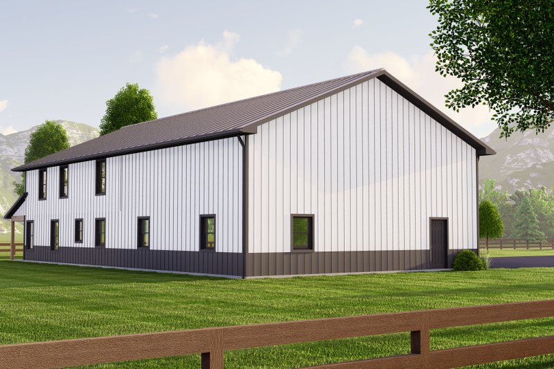 Dream House Plan - Exterior - Other Elevation for Barndominium House Plan #1064-111 - 3 bed, 2.5 bath