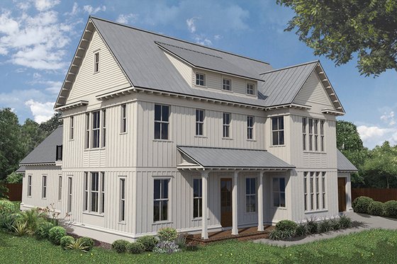 Farmhouse Exterior - Front Elevation Plan #1058-73
