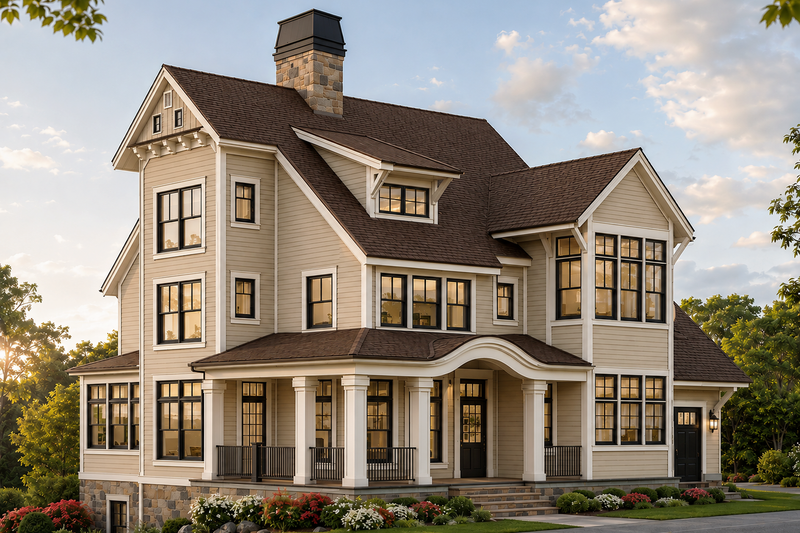 Dream House Plan - Exterior - Front Elevation 6 for Victorian House Plan #928-76 - 4 bed, 2.5 bath