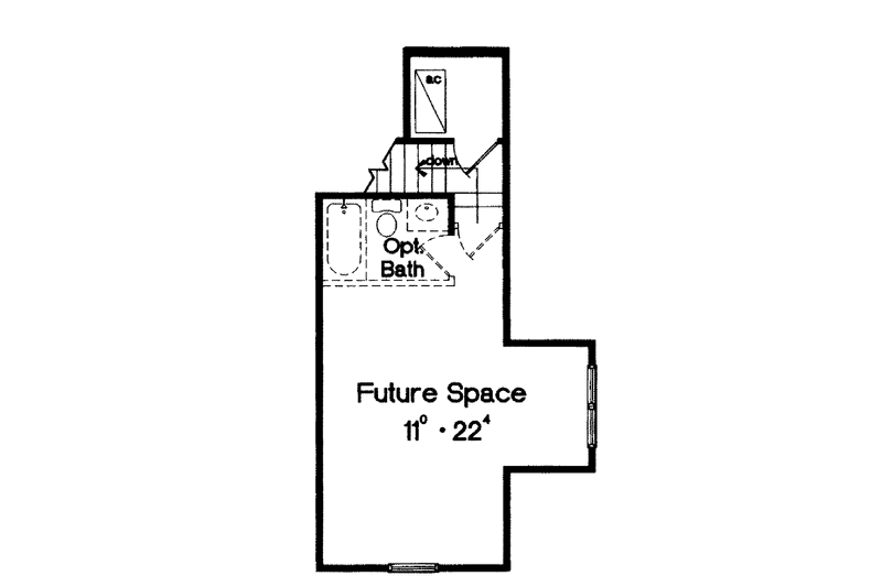 Dream House Plan - Floor Plan - Other Floor for Craftsman House Plan #417-672 - 2 bed, 2.5 bath