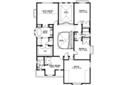 European Style House Plan - 4 Beds 3.5 Baths 3550 Sq/Ft Plan #132-157 