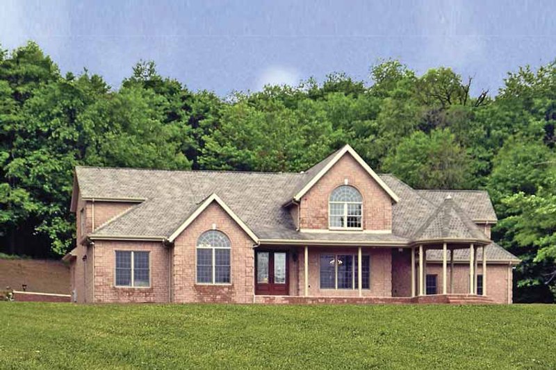 Home Plan - Exterior - Rear Elevation 1 for Victorian House Plan #314-199 - 3 bed, 3 bath