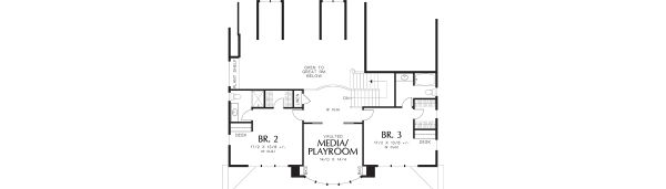 Country Floor Plan - Upper Floor Plan #48-237