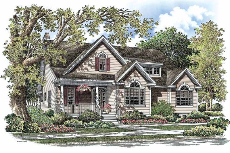 Architectural House Design - Country Exterior - Front Elevation Plan #929-765