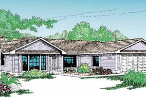 Craftsman Exterior - Front Elevation Plan #60-719