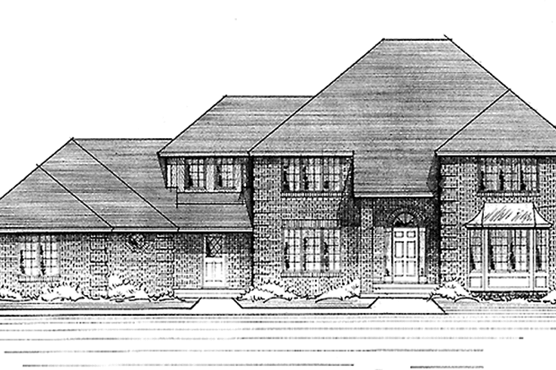 Dream House Plan - Traditional Exterior - Front Elevation Plan #51-951
