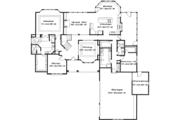 Traditional Style House Plan - 4 Beds 4 Baths 4549 Sq/Ft Plan #6-164 