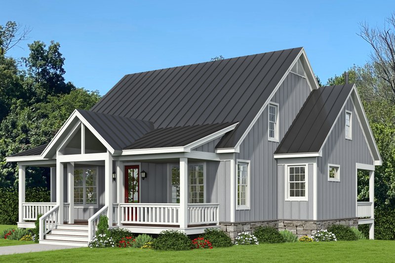 Dream House Plan - Traditional Exterior - Front Elevation Plan #932-333