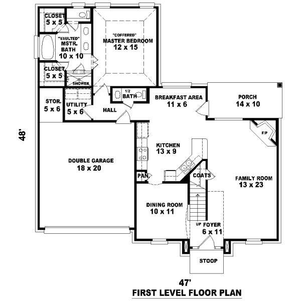 European Floor Plan - Main Floor Plan #81-13627