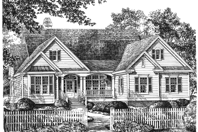 House Design - Ranch Exterior - Front Elevation Plan #929-680