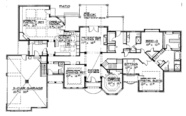 House Plan Design - Country Floor Plan - Main Floor Plan #308-291