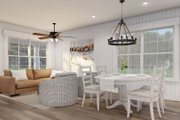 Cottage Style House Plan - 3 Beds 2 Baths 1279 Sq/Ft Plan #923-356 