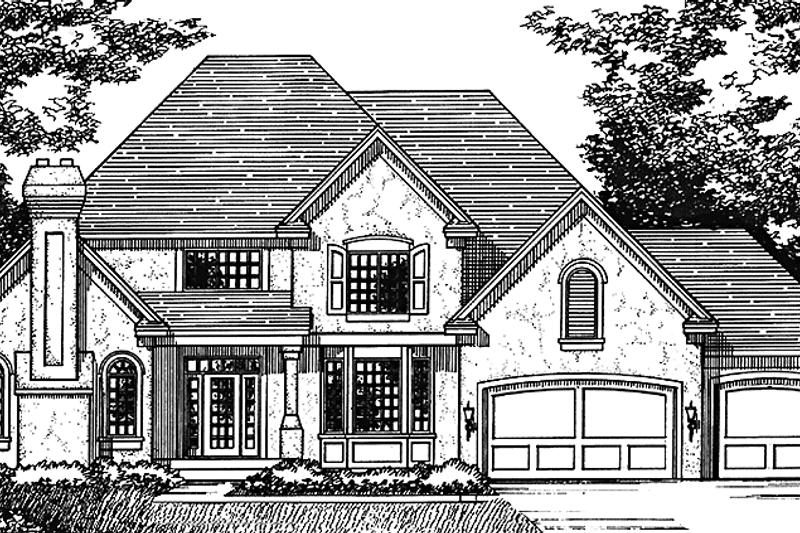 Home Plan - Exterior - Front Elevation 3 for Traditional House Plan #51-944 - 3 bed, 2.5 bath