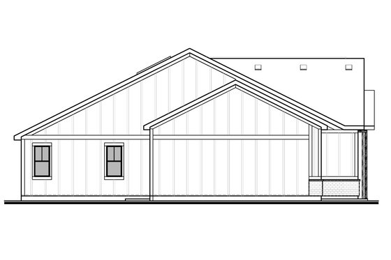 Exterior - Other Elevation 1 for Farmhouse House Plan #1073-29 - 2 bed, 2 bath