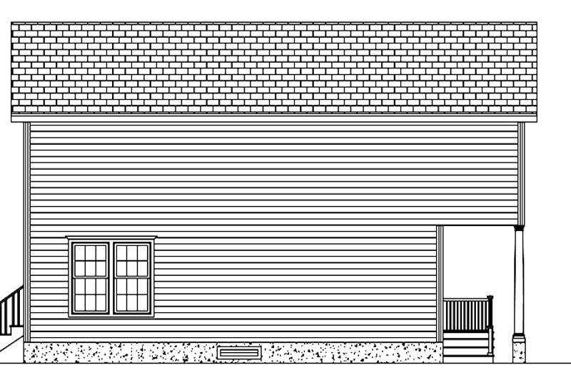 Dream House Plan - Exterior - Other Elevation 1 for Traditional House Plan #1061-33 - 3 bed, 2.5 bath