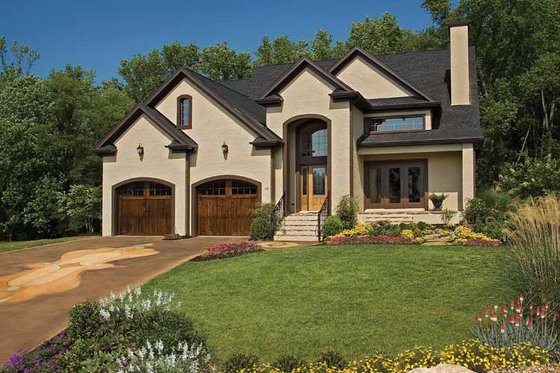 Exterior - Front Elevation 4 for Country House Plan #929-651 - 3 bed, 2.5 bath