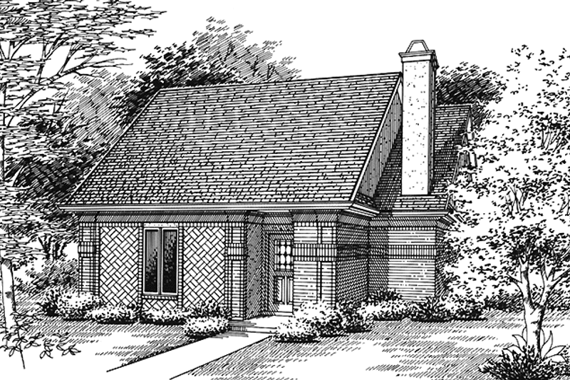Home Plan - Ranch Exterior - Front Elevation Plan #45-548