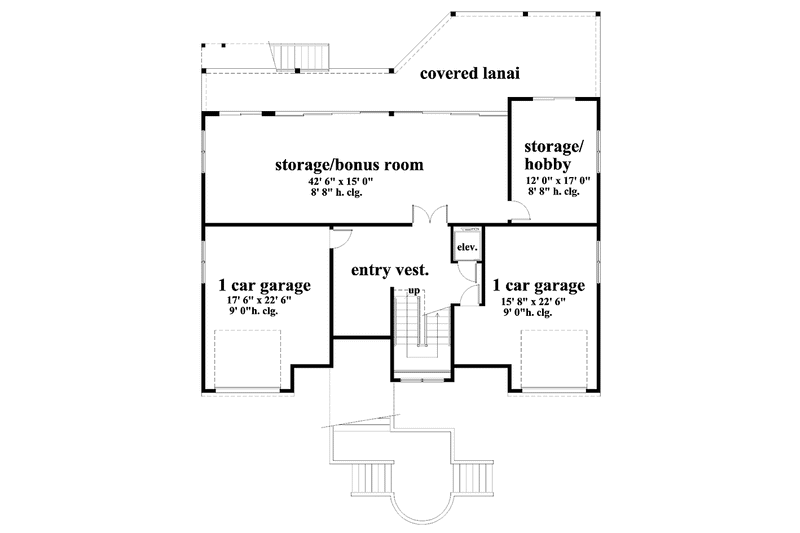 Dream House Plan - Floor Plan - Lower Floor for Traditional House Plan #930-130 - 3 bed, 4 bath