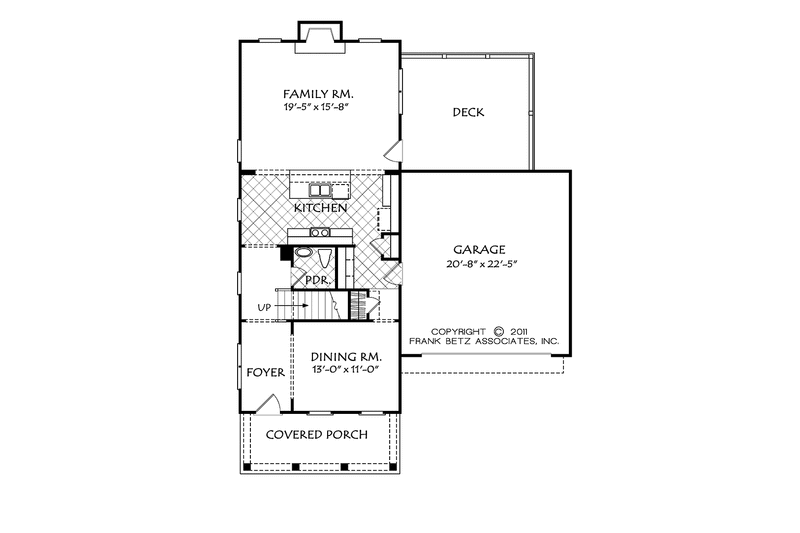 Home Plan - Floor Plan - Main Floor for Country House Plan #927-949 - 4 bed, 2.5 bath