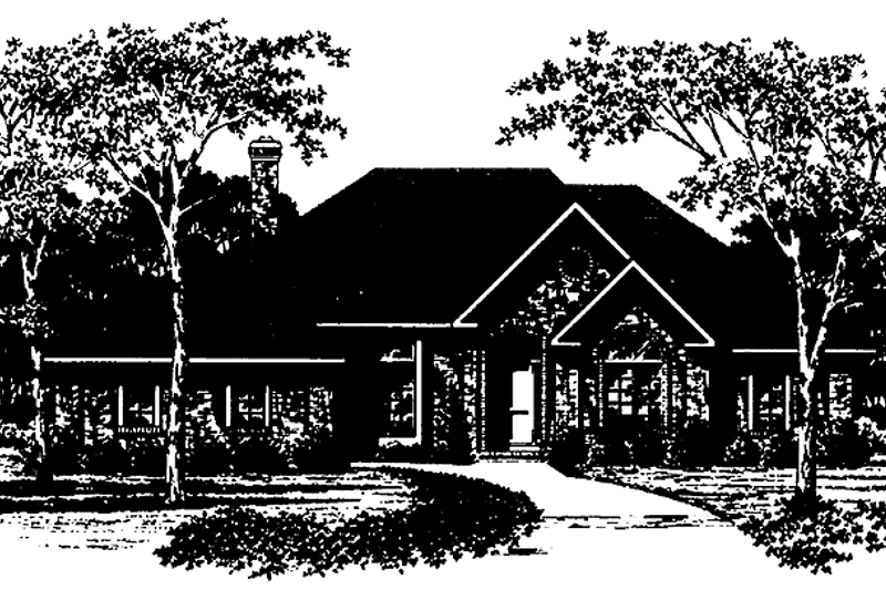 Home Plan - Ranch Exterior - Front Elevation Plan #328-164
