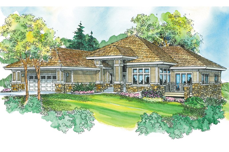 Home Plan - Exterior - Front Elevation Plan #124-707