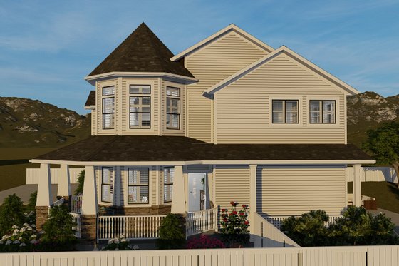 Exterior - Other Elevation for Victorian House Plan #1060-51 - 4 bed, 3 bath