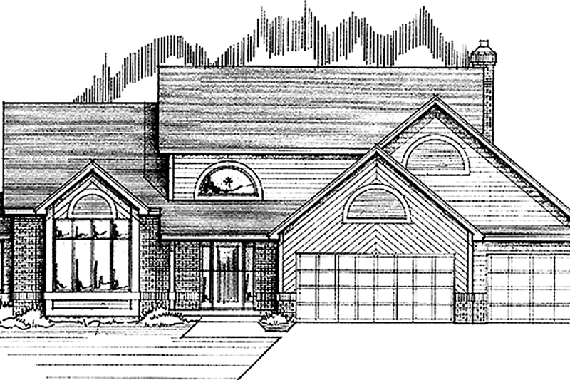 Dream House Plan - Traditional Exterior - Front Elevation Plan #51-817