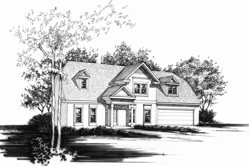 Home Plan - Exterior - Other Elevation for Traditional House Plan #30-208 - 3 bed, 2 bath