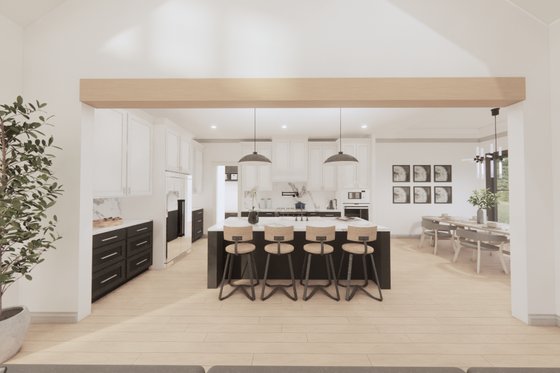 Interior - Kitchen for Farmhouse House Plan #1074-84 - 4 bed, 3.5 bath