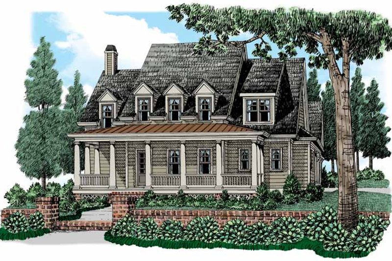 Home Plan - Colonial Exterior - Front Elevation Plan #927-527