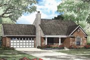 Ranch Style House Plan - 2 Beds 2 Baths 1067 Sq/Ft Plan #17-2984 