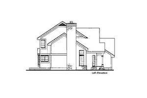 Exterior - Other Elevation 1 for Bungalow House Plan #320-343 - 2 bed, 2.5 bath