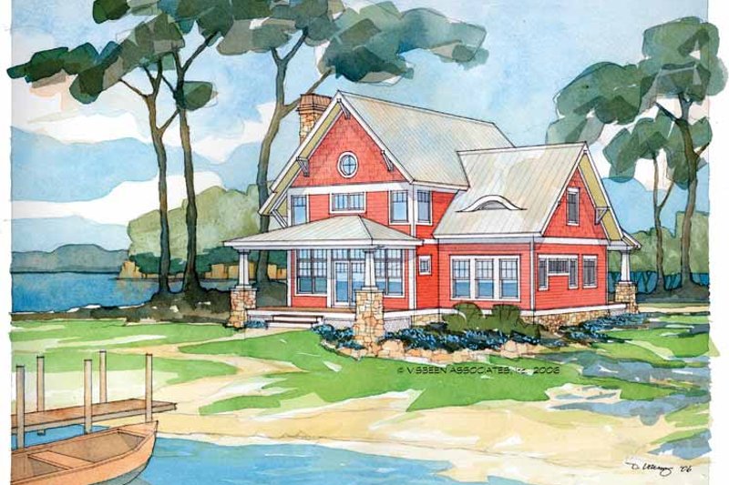 Dream House Plan - Traditional Exterior - Front Elevation Plan #928-17