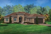 Mediterranean Style House Plan - 3 Beds 2 Baths 2042 Sq/Ft Plan #930-453 