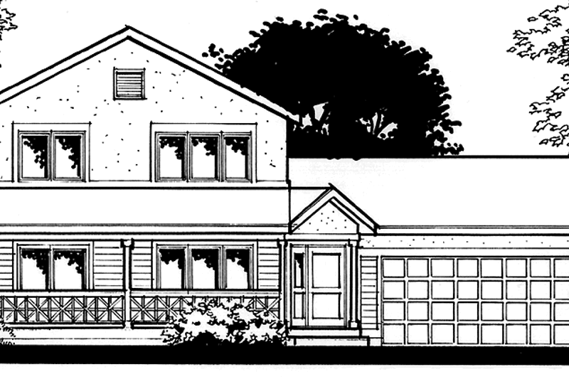 Home Plan - Country Exterior - Front Elevation Plan #320-1444