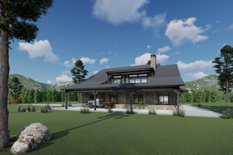 Dream House Plan - Exterior - Front Elevation 3 for Country House Plan #1069-32 - 4 bed, 3 bath