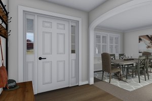 Interior - Entry for Traditional House Plan #1060-62 - 3 bed, 2.5 bath