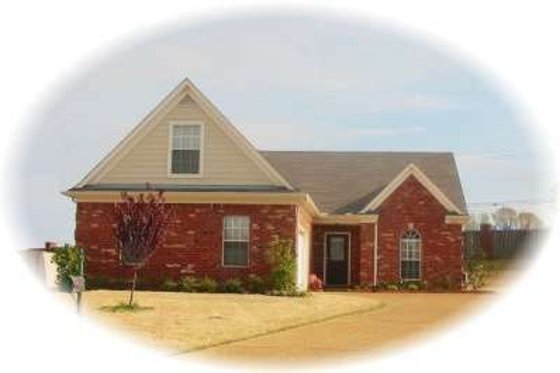 Exterior - Front Elevation for European House Plan #81-1427 - 3 bed, 2 bath