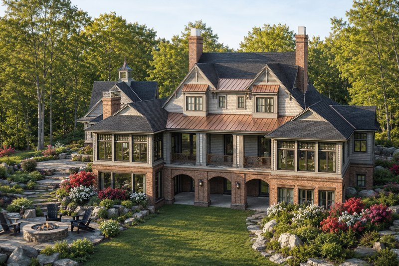 Dream House Plan - Exterior - Rear Elevation for Country House Plan #928-285 - 4 bed, 4.5 bath