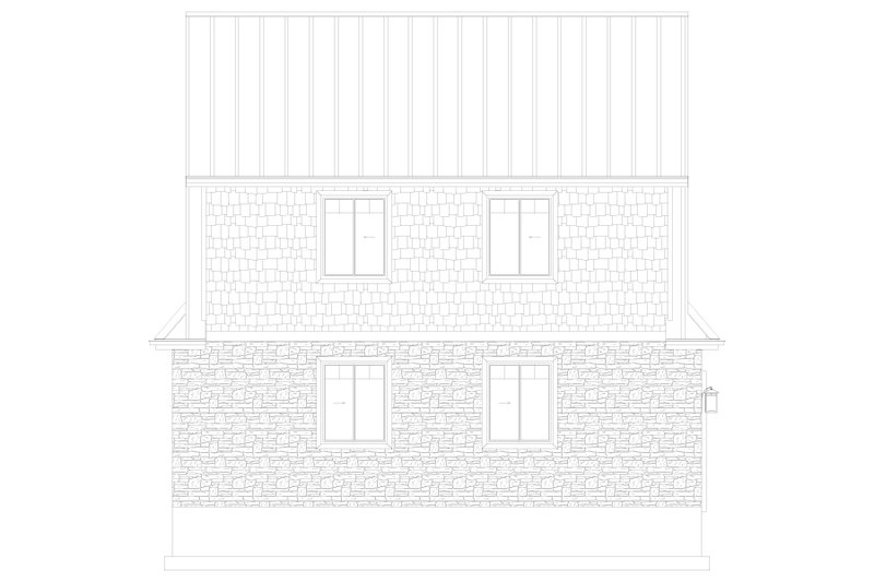 Architectural House Design - Exterior - Other Elevation for European House Plan #1060-257 - 2 bed, 1.5 bath