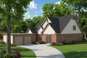 Traditional Style House Plan - 3 Beds 2.5 Baths 3730 Sq/Ft Plan #17-2630 Exterior 