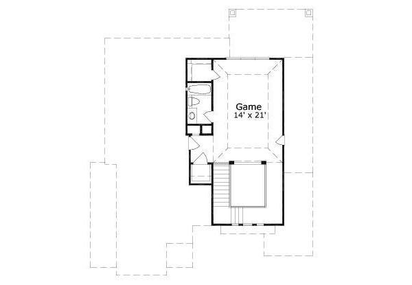 Floor Plan - Other Floor for European House Plan #411-351 - 3 bed, 4.5 bath