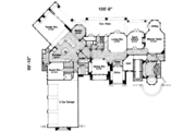 European Style House Plan - 5 Beds 5 Baths 4795 Sq/Ft Plan #135-107 