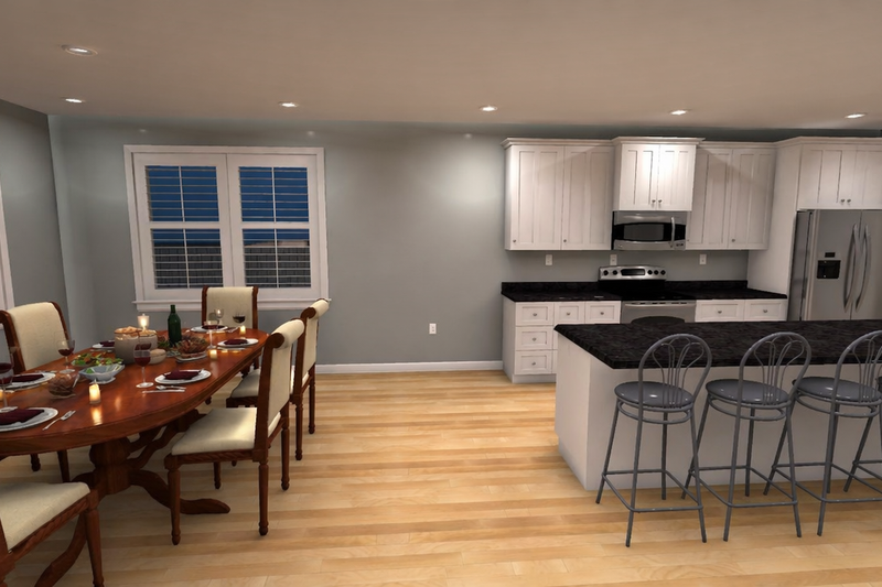 House Blueprint - Interior - Kitchen for Farmhouse House Plan #1060-488 - 3 bed, 2 bath
