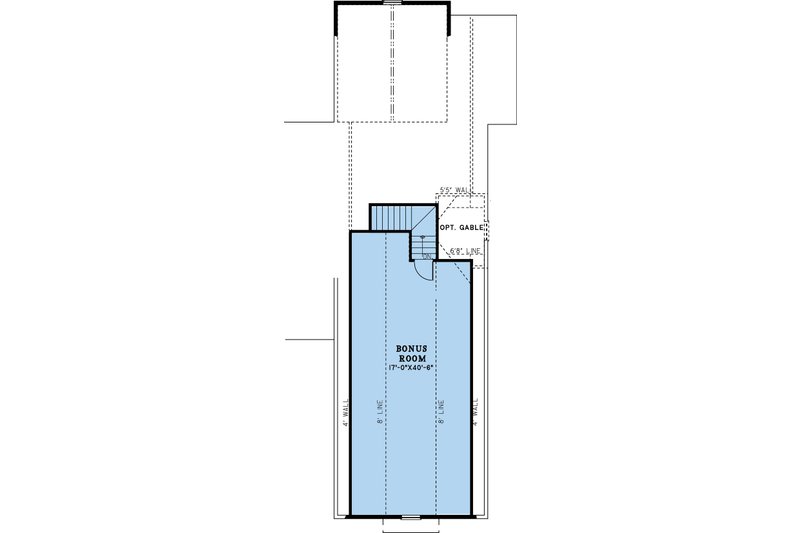 House Design - Floor Plan - Upper Floor for Farmhouse House Plan #923-419 - 3 bed, 3.5 bath