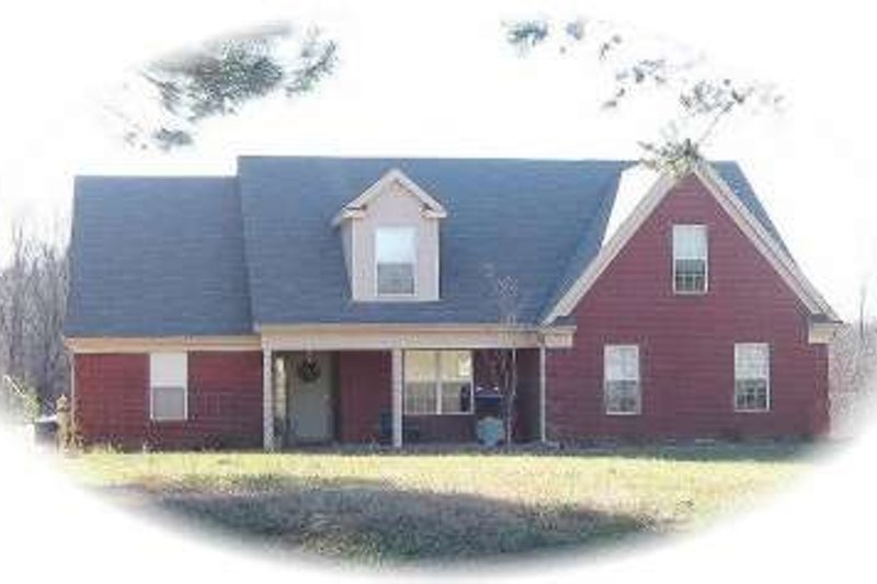 Exterior - Front Elevation 2 for Traditional House Plan #81-1424 - 3 bed, 2.5 bath