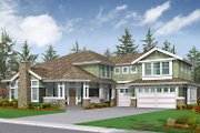 Craftsman Style House Plan - 6 Beds 3.5 Baths 4634 Sq/Ft Plan #132-450 