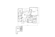 European Style House Plan - 4 Beds 3 Baths 3462 Sq/Ft Plan #65-545 Floor 