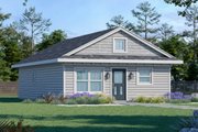 Traditional Style House Plan - 3 Beds 2 Baths 1050 Sq/Ft Plan #20-2553 