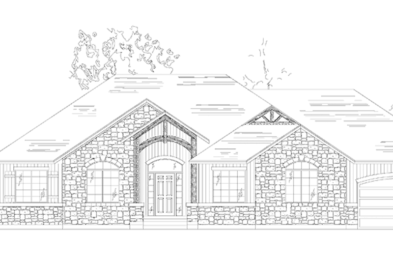 Home Plan - European Exterior - Front Elevation Plan #945-86